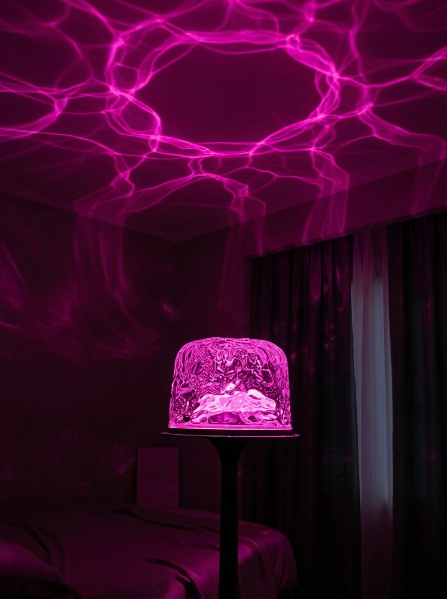 LED Water Ripple Atmosphere Projector Lamp for Living Room