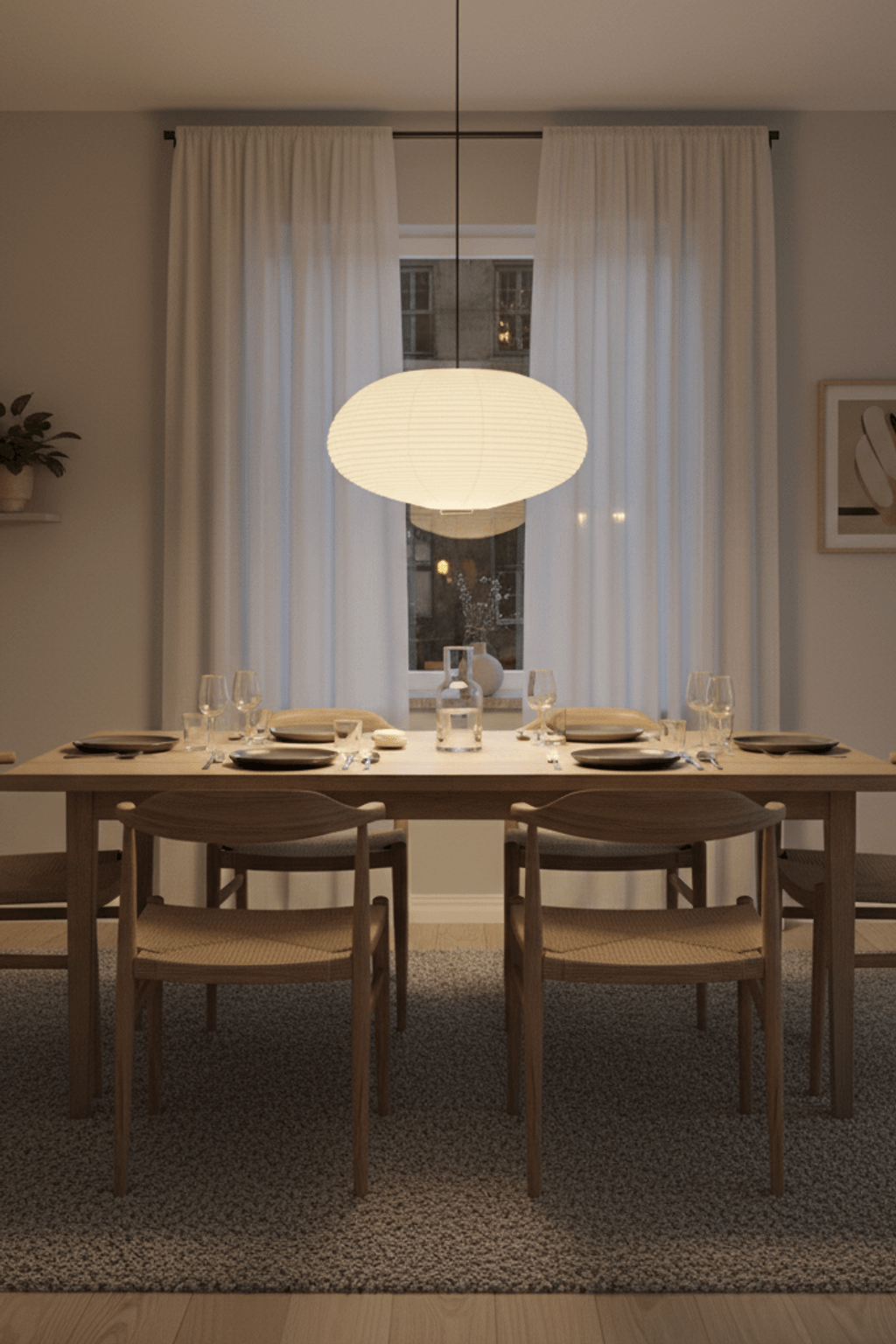 16a Paper Pendant Light