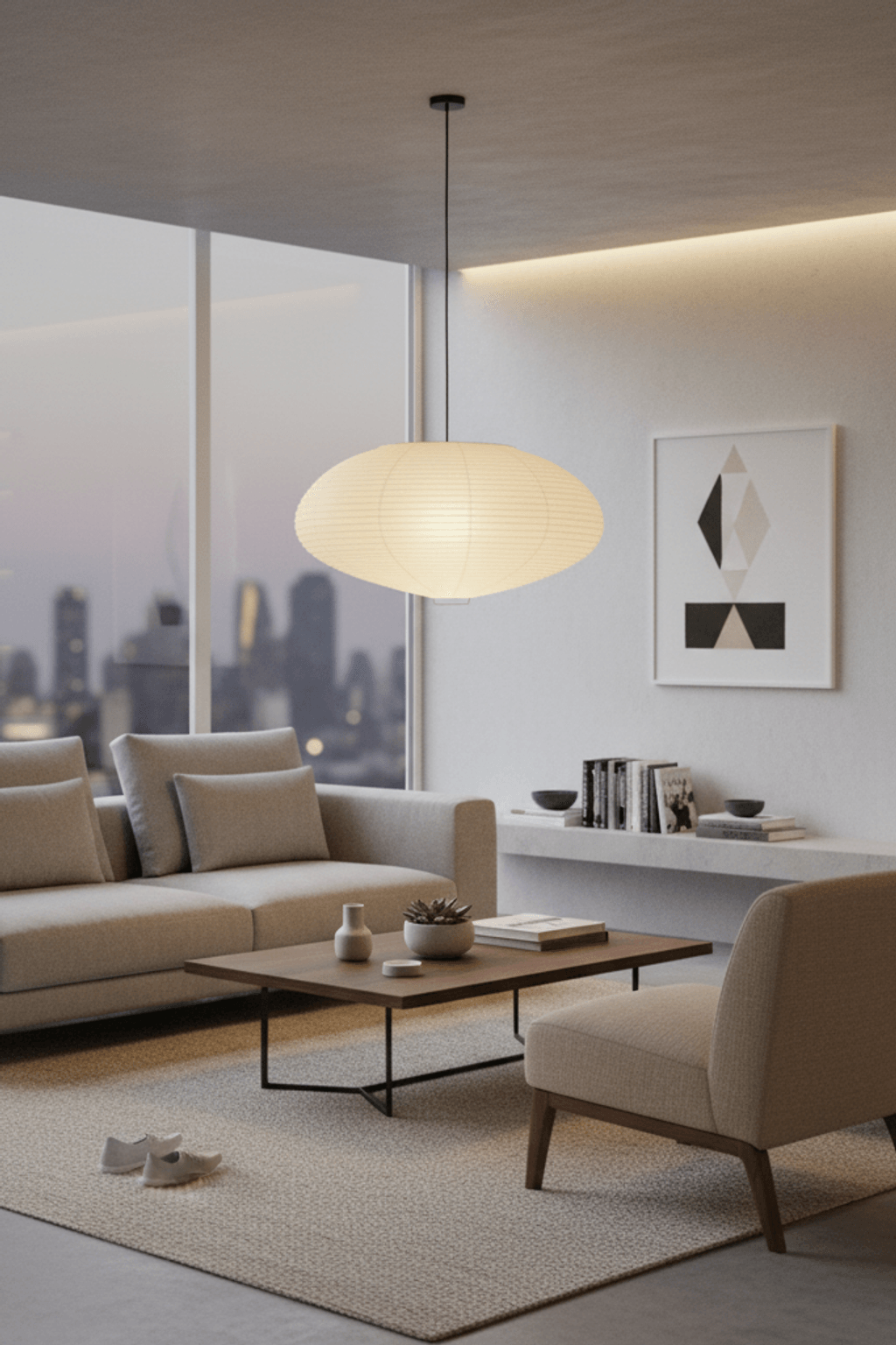 16a Paper Pendant Light