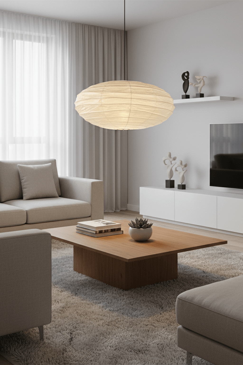 50en Paper Pendant Light