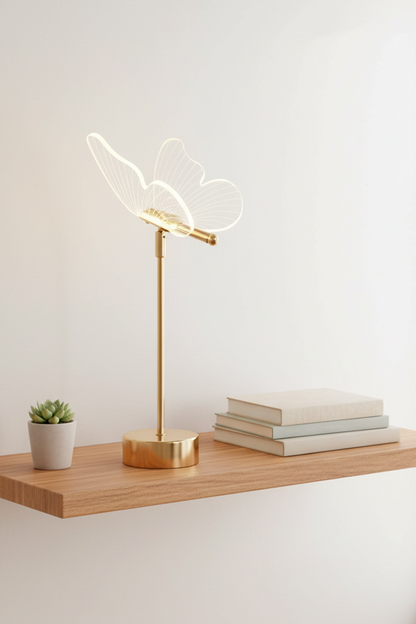 Acrylic Butterfly LED Table Lamp for Living Room