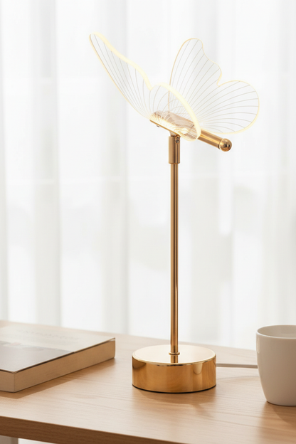 Acrylic Butterfly LED Table Lamp for Living Room