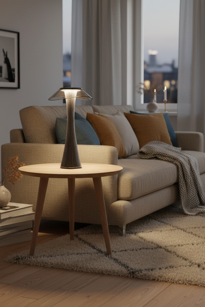 Acrylic Cordless Nordic LED Table Lamp for Living Room