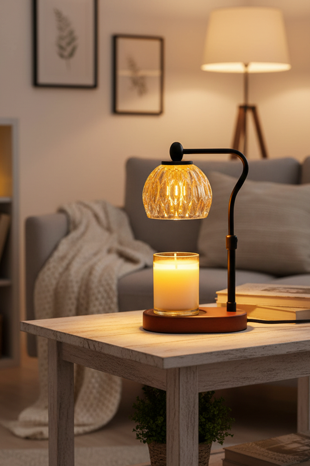 Adjustable Candle Warmer Lamp