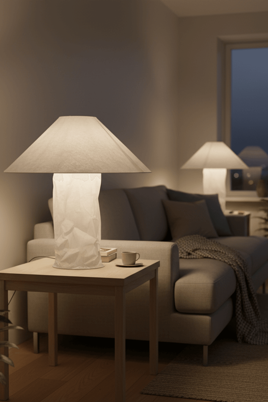 Adp Akari Style Dupont Paper Table Lamp