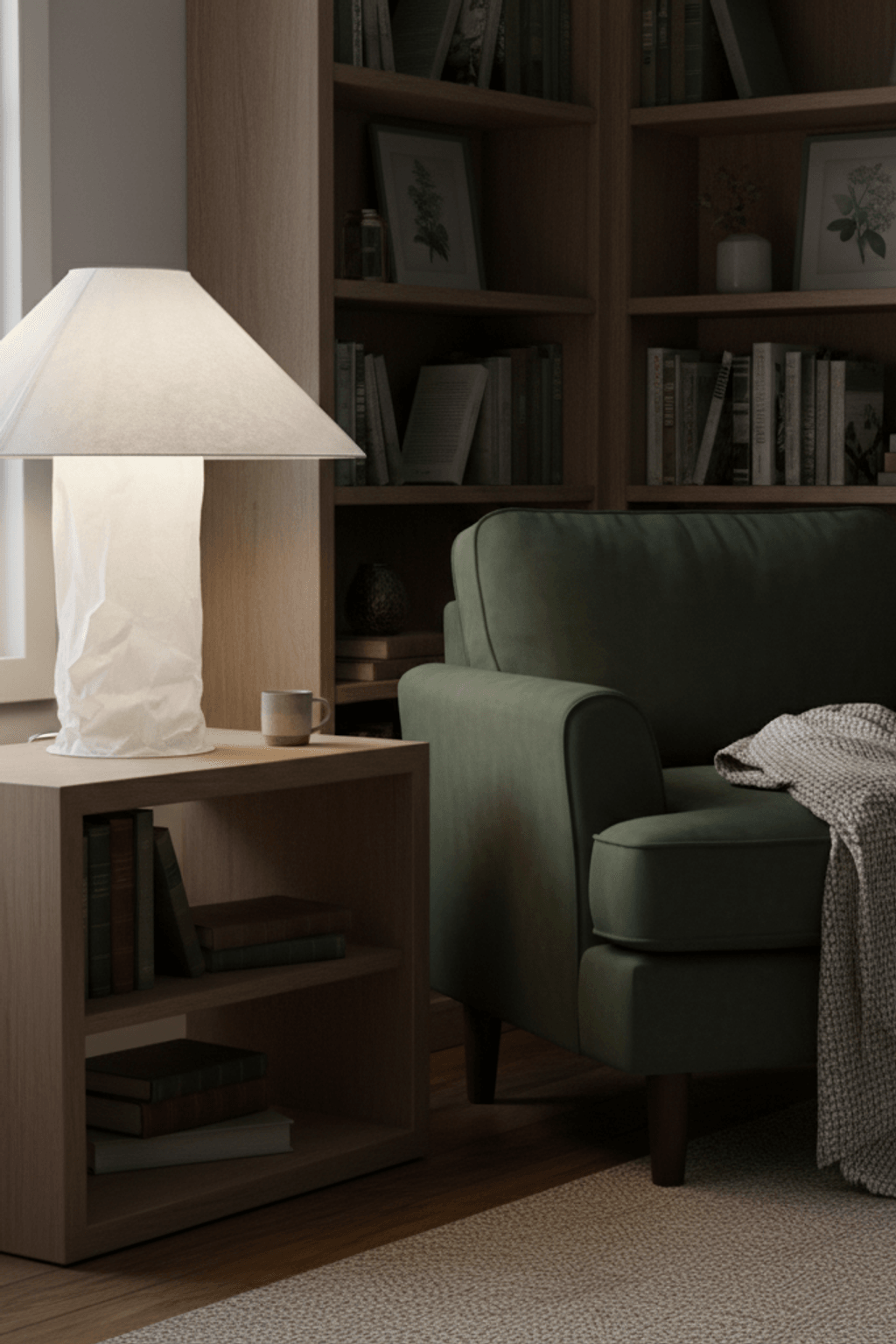Adp Akari Style Dupont Paper Table Lamp