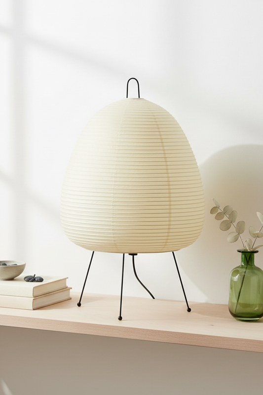 Akari Style Wabi Style Paper Table Lamp