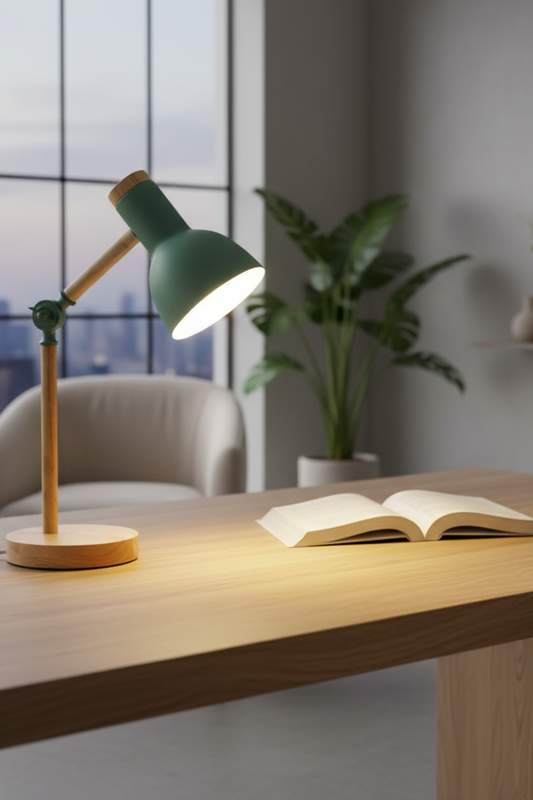 Ambient Wood Desk Lamp for Office