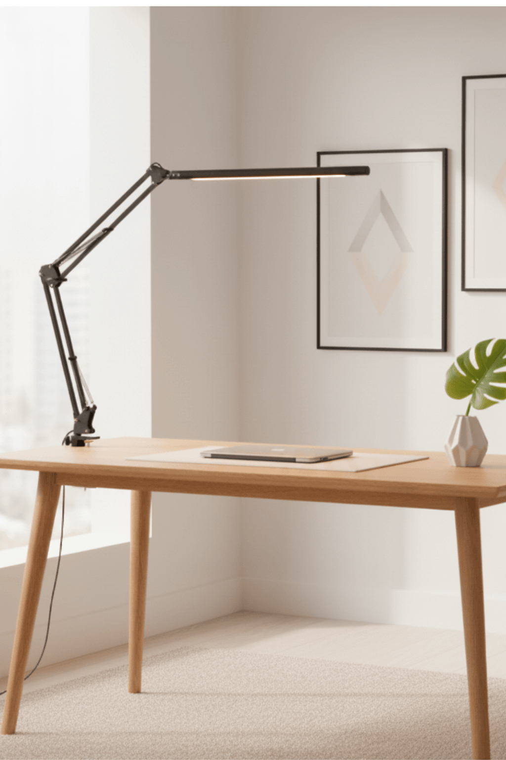 Antisa LED Desk Lamp - 360° Flexible & Dimmable