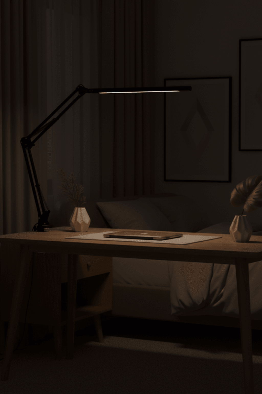 Antisa LED Desk Lamp - 360° Flexible & Dimmable