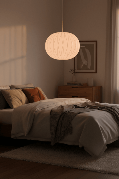 Ao3 Orb Silk Pendant Light