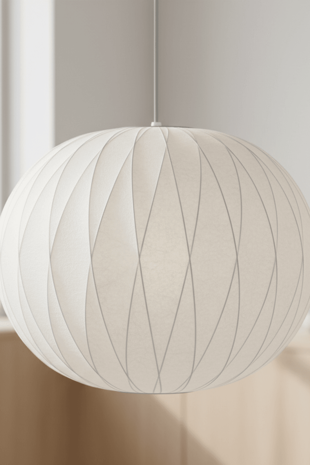 Ao3 Orb Silk Pendant Light