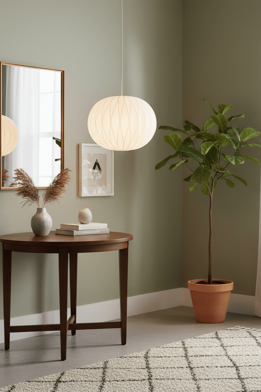 Ao3 Orb Silk Pendant Light