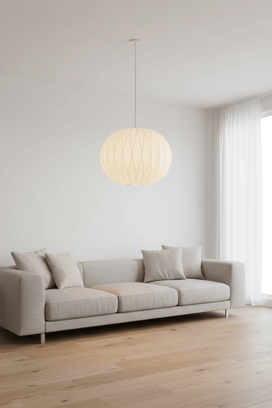 Ao3 Orb Silk Pendant Light