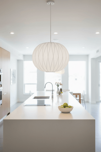 Ao3 Orb Silk Pendant Light