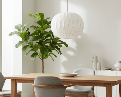 Ao3 Orb Silk Pendant Light