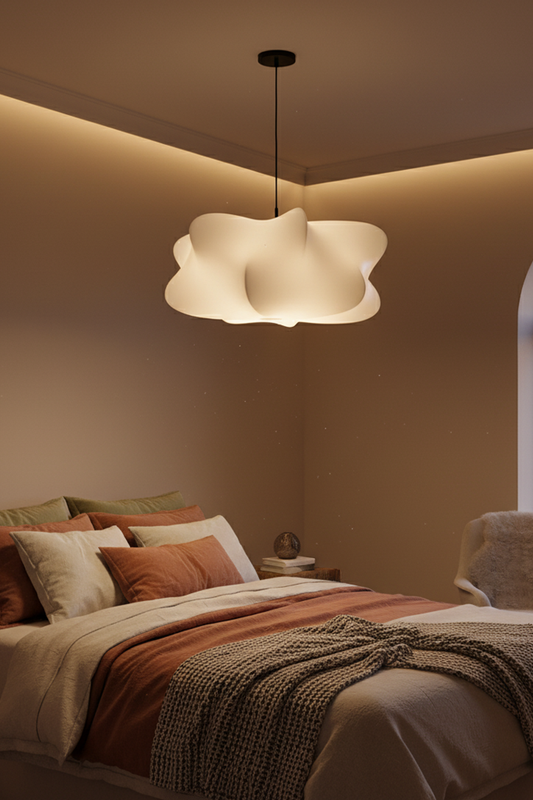 Ap Propeller Silk Pendant Light