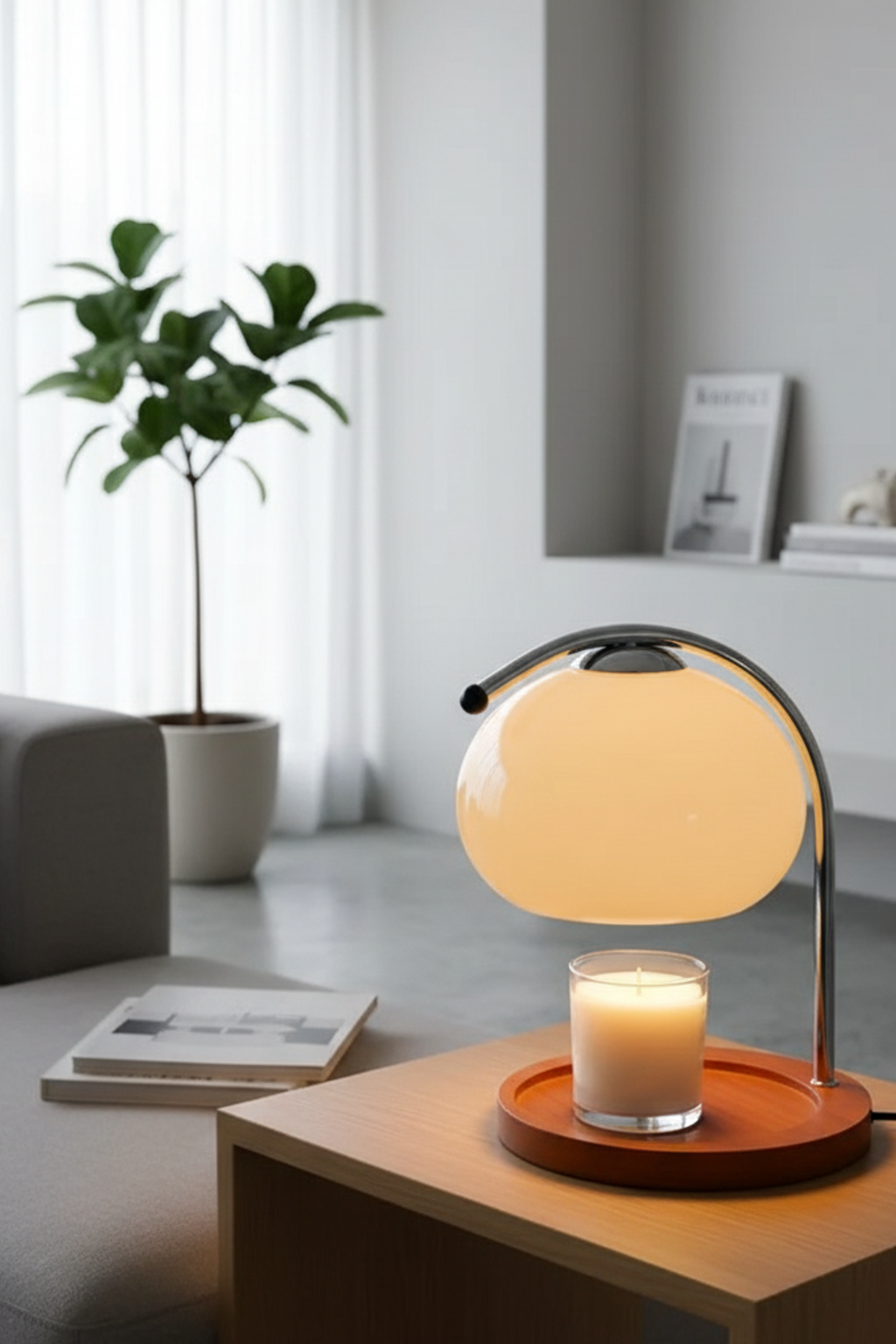 Aroma Candle Melting Lamp for Bedroom