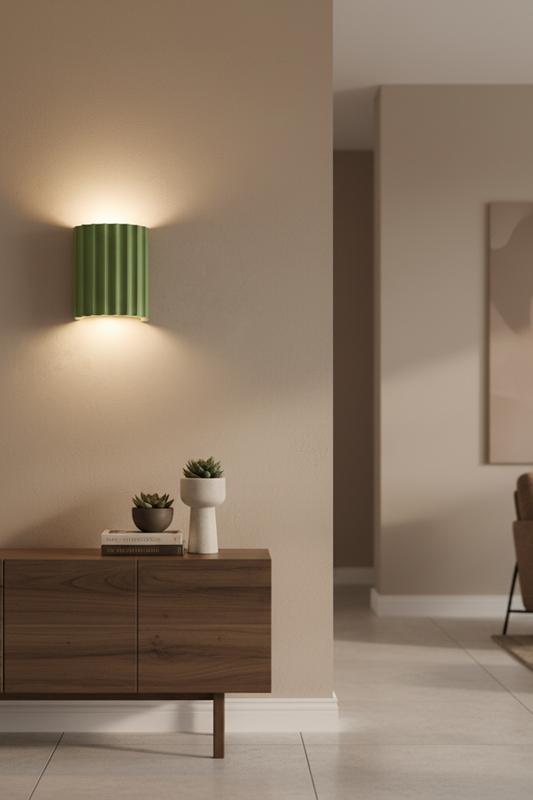 Artisan Resin Wall Sconce for Living Room
