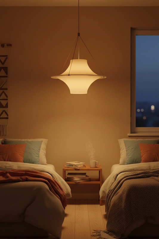 Bauhaus Cream Series Ufo-Shaped Pendant Light
