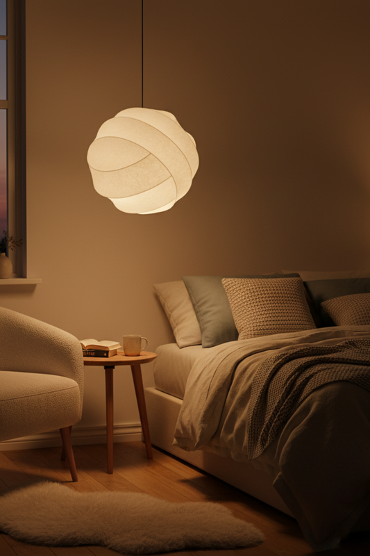 C4 Orb Silk Pendant Light