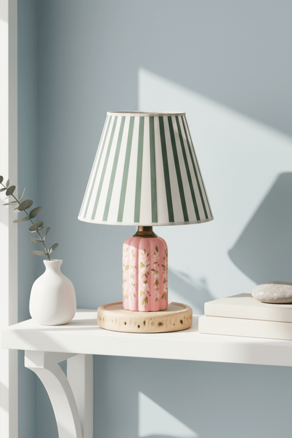 Capybara Ditsy Floral Table Lamp