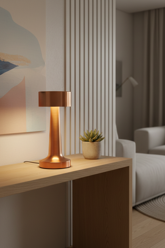 Chic Vintage LED Table Lamp for Dining Room
