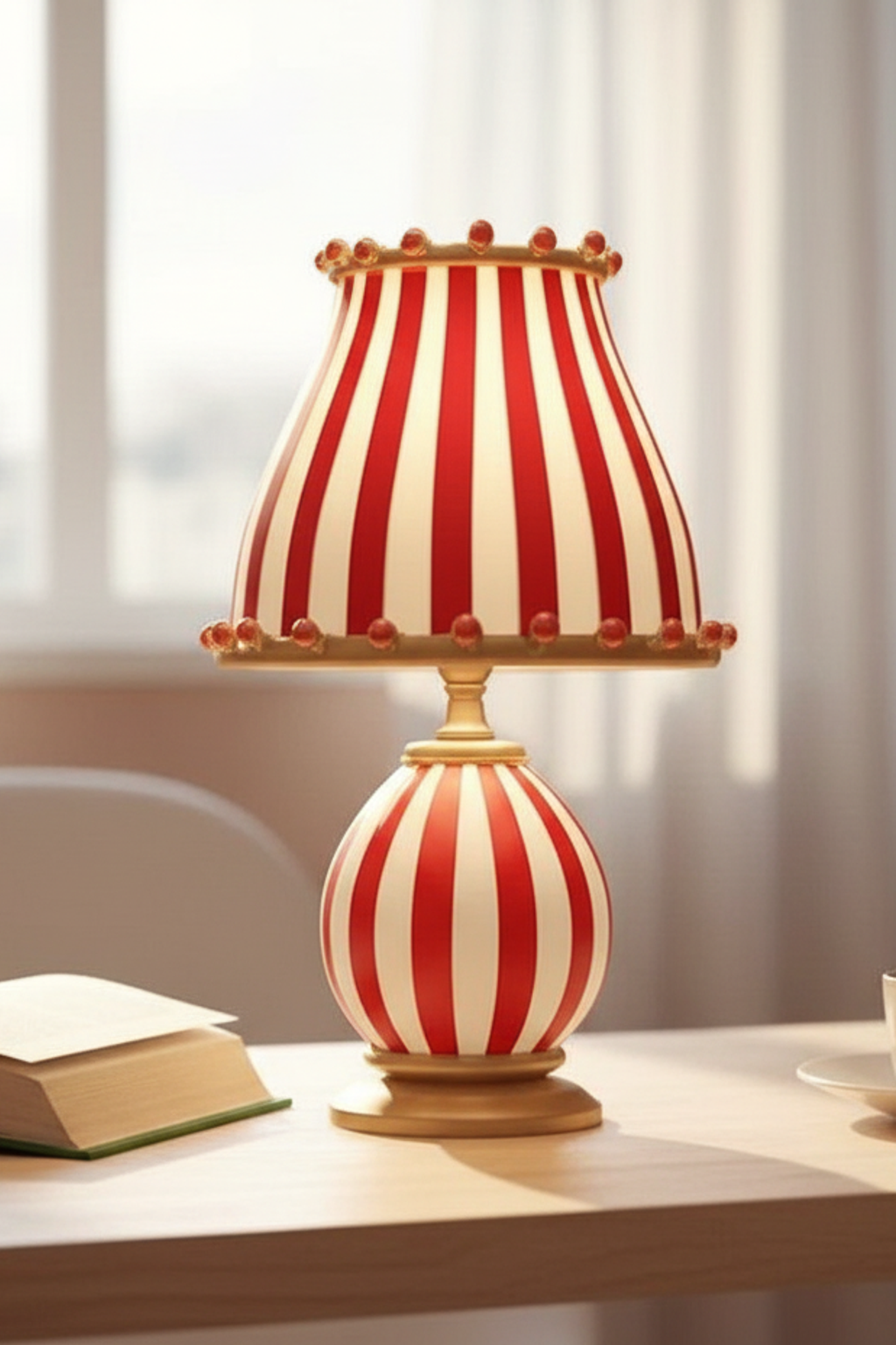 Circus Inspired LED Table Lamp for Living Room