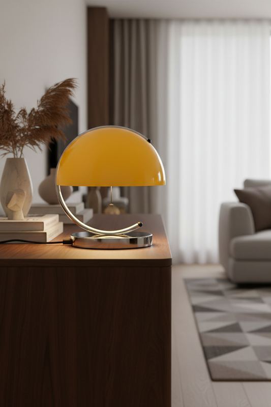 Classic Bauhaus Glass Table Lamp