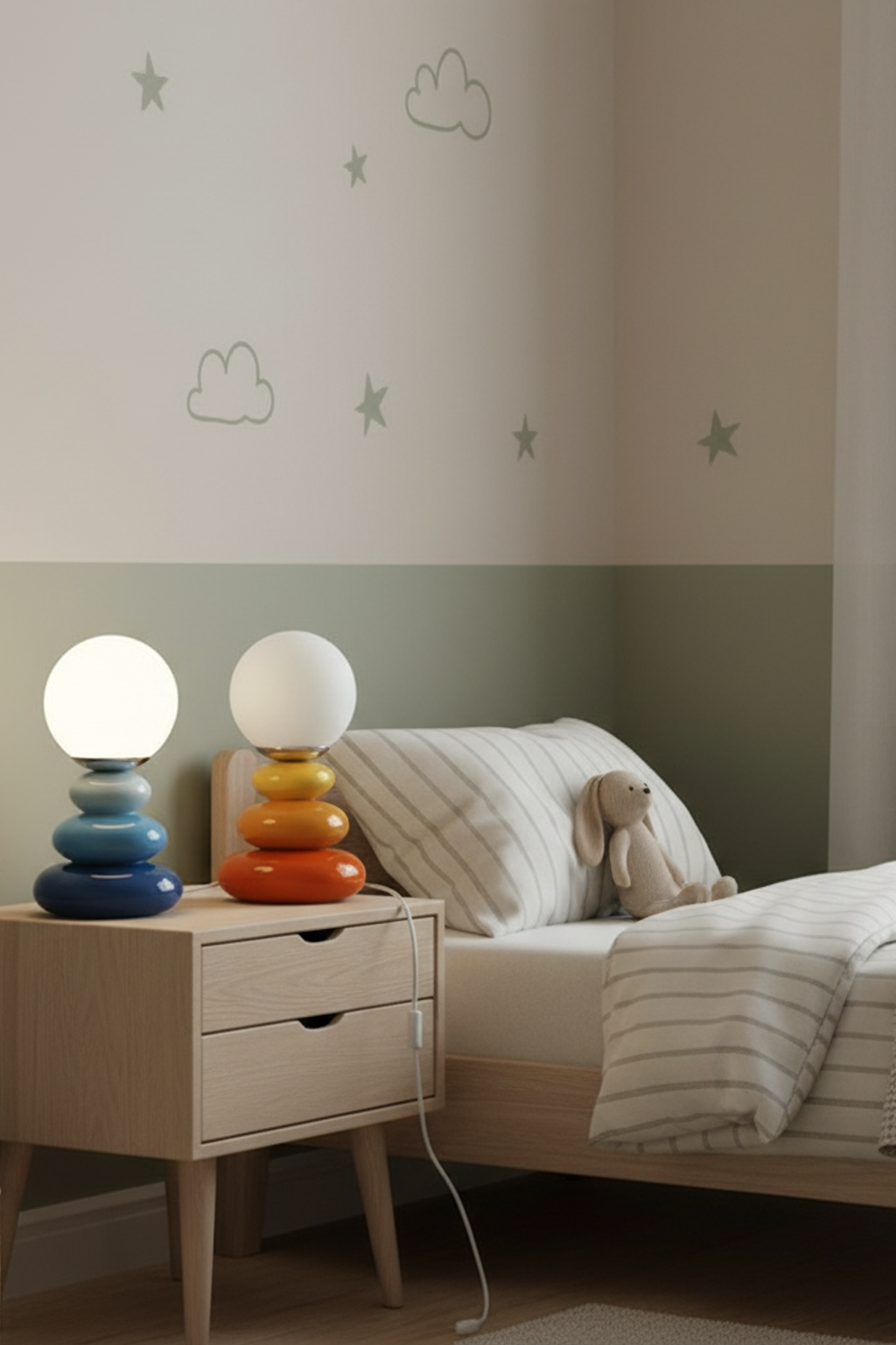 Creative Stack Stones Night Light for Bedroom