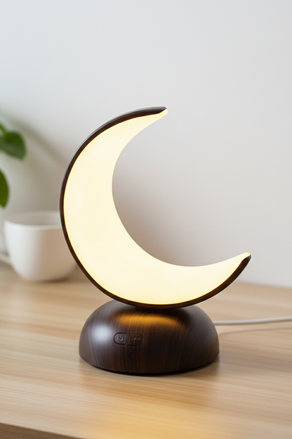 Crescent Moon Night Light for Bedroom