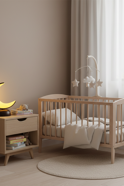 Crescent Moon Night Light for Bedroom