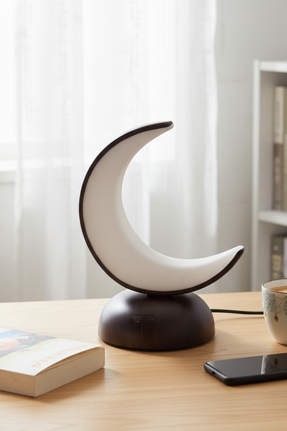 Crescent Moon Night Light for Bedroom