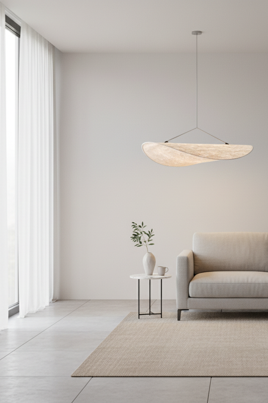 Crisp Silk Pendant Light
