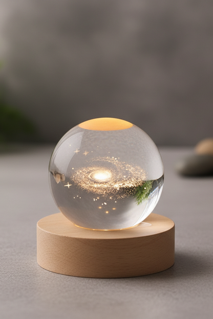 Crystal Ball LED Light for Bedroom