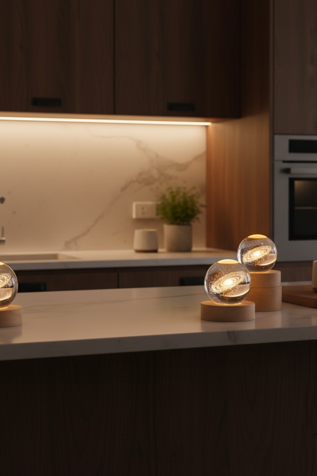 Crystal Ball LED Light for Bedroom