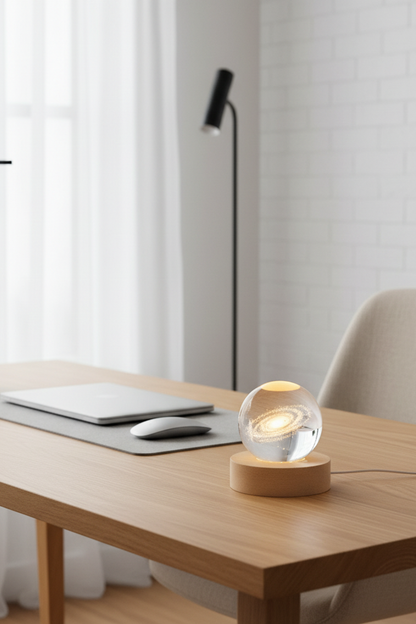 Crystal Ball LED Light for Bedroom