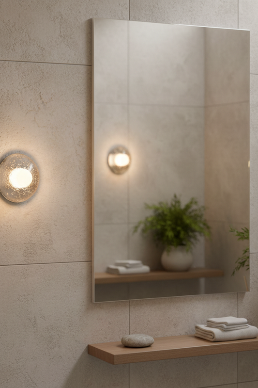 D105 Angel Eye Wall Ceiling Light- Glass Surface Mount Sconce for Bathroom