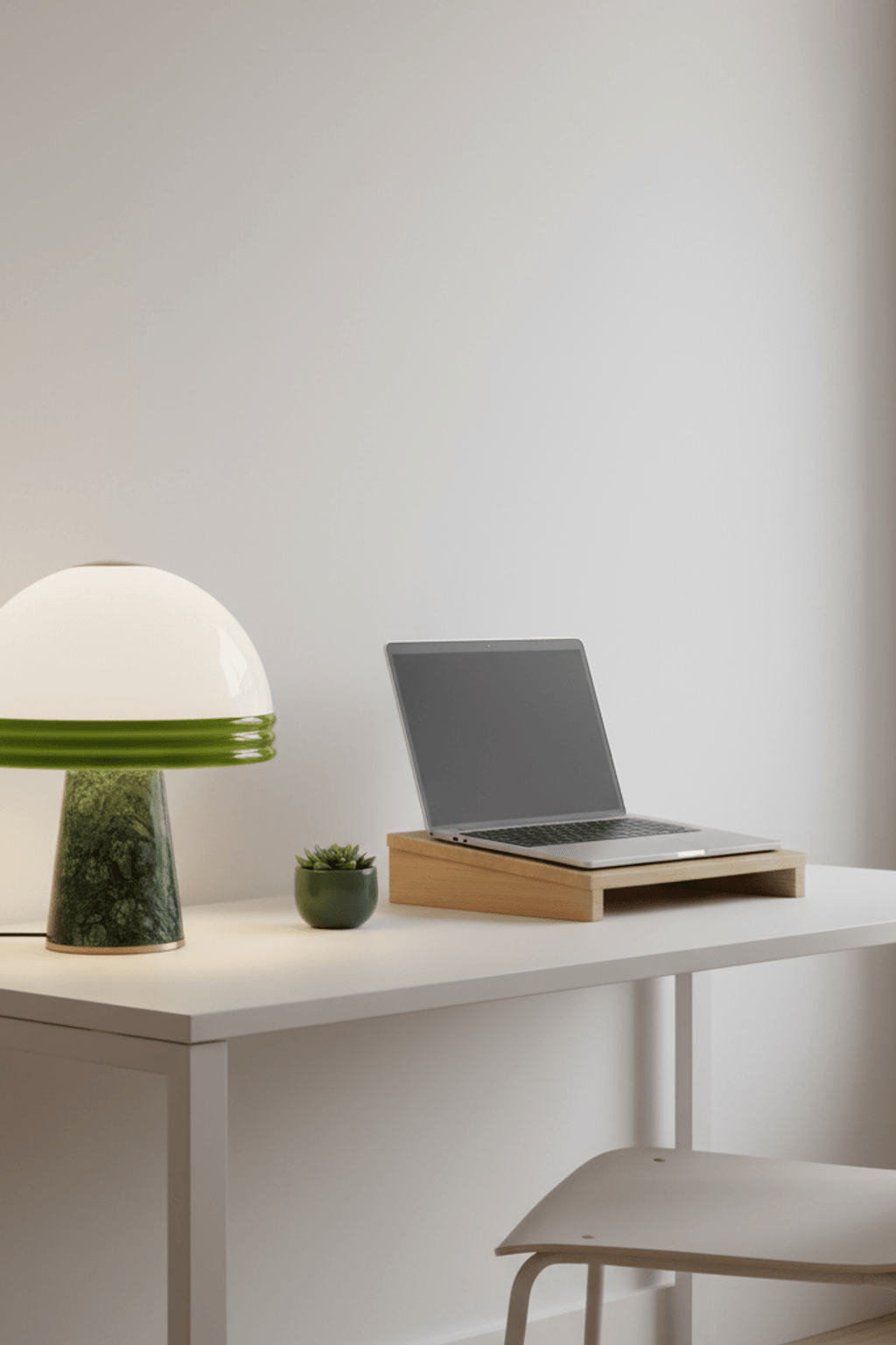 D30 Verde Marble Table Lamp for Living Room
