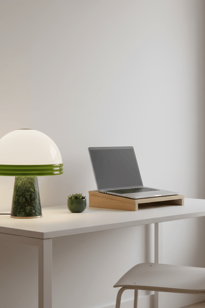 D30 Verde Marble Table Lamp for Living Room