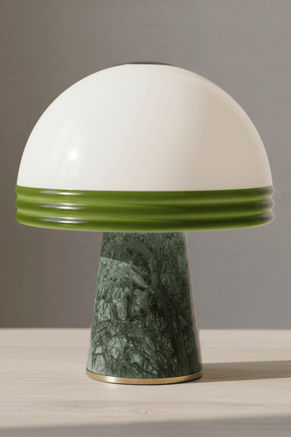 D30 Verde Marble Table Lamp for Living Room