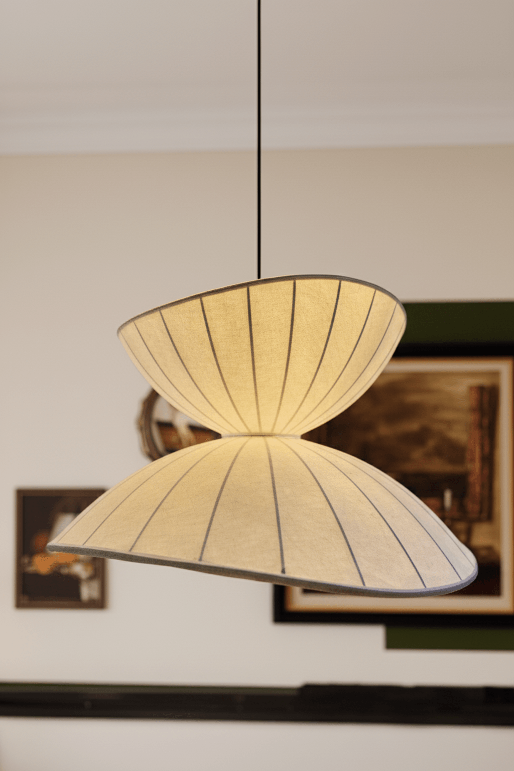 Ds45-Postmodern Dancing Skirt Silk Pendant Light