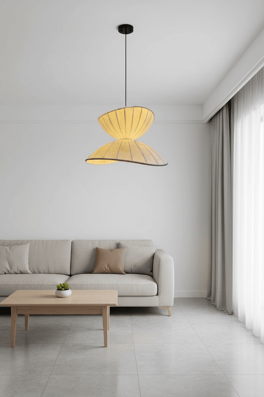 Ds45-Postmodern Dancing Skirt Silk Pendant Light