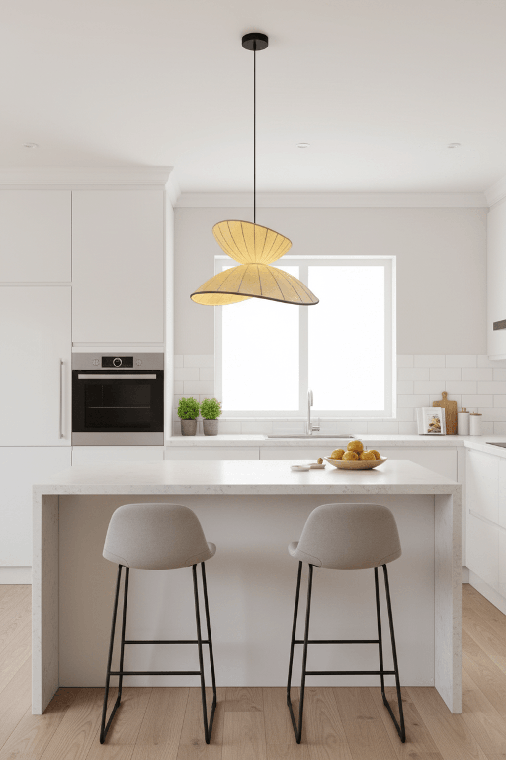 Ds45-Postmodern Dancing Skirt Silk Pendant Light