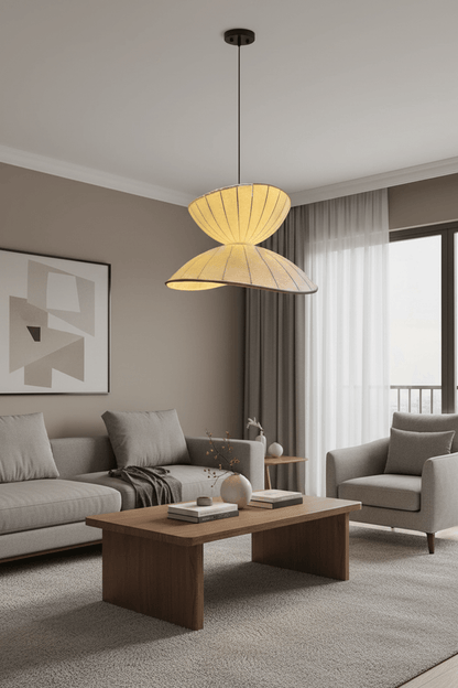 Ds45-Postmodern Dancing Skirt Silk Pendant Light