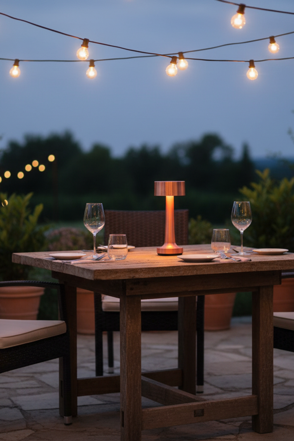 Dumbbell - Cocktail Table Lamp for Outdoor