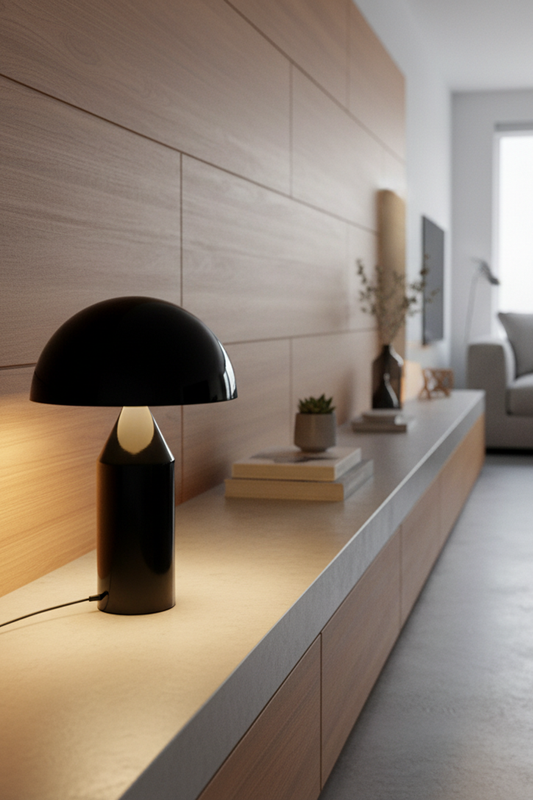 Elegant Metal Table Lamp for Bedroom
