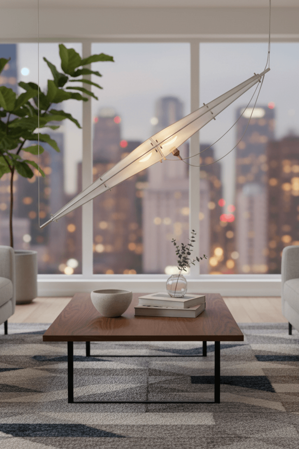 Fragment Glass Pendant Light