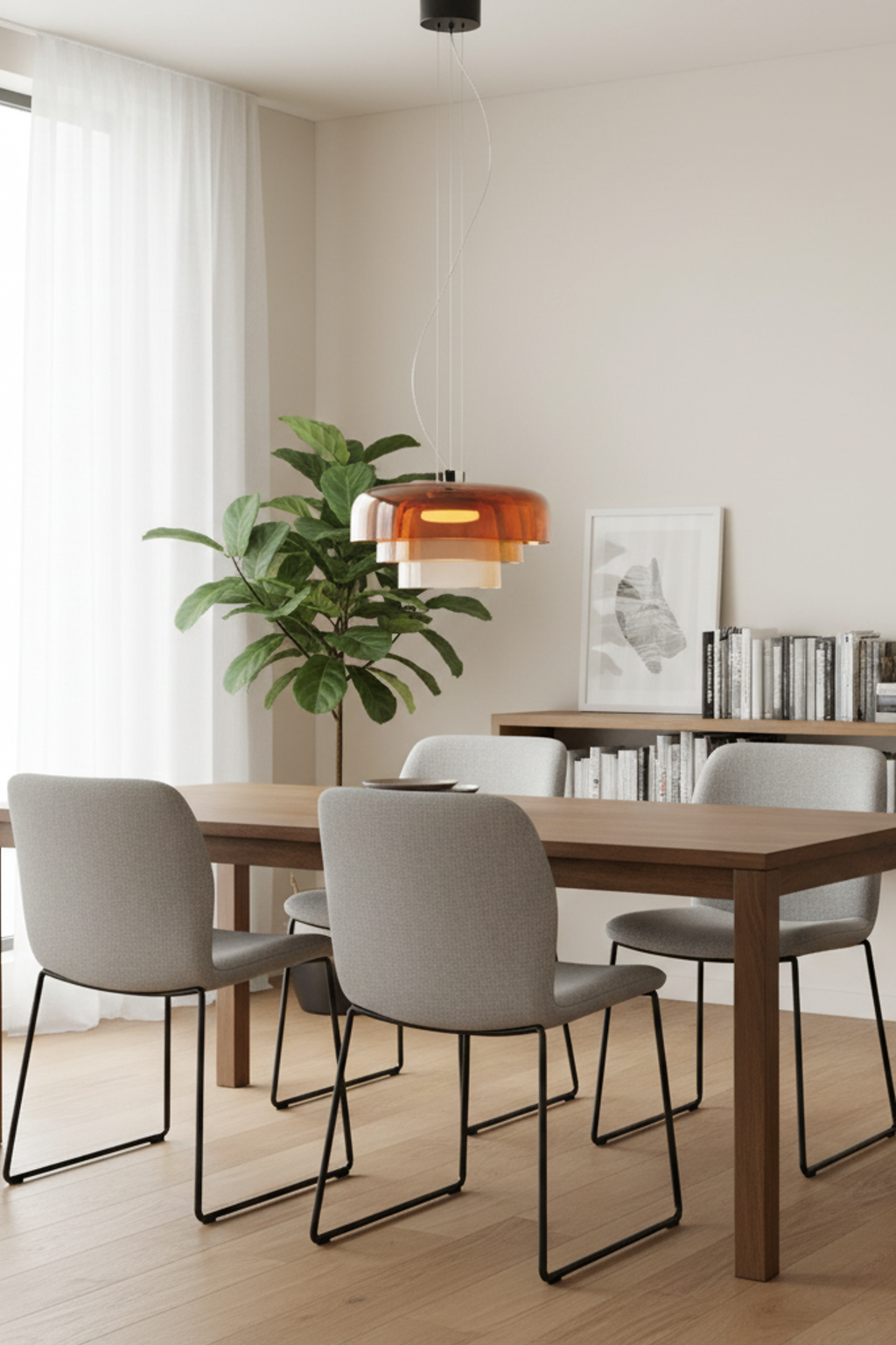Glass Multi-Layer Cake Pendant Light