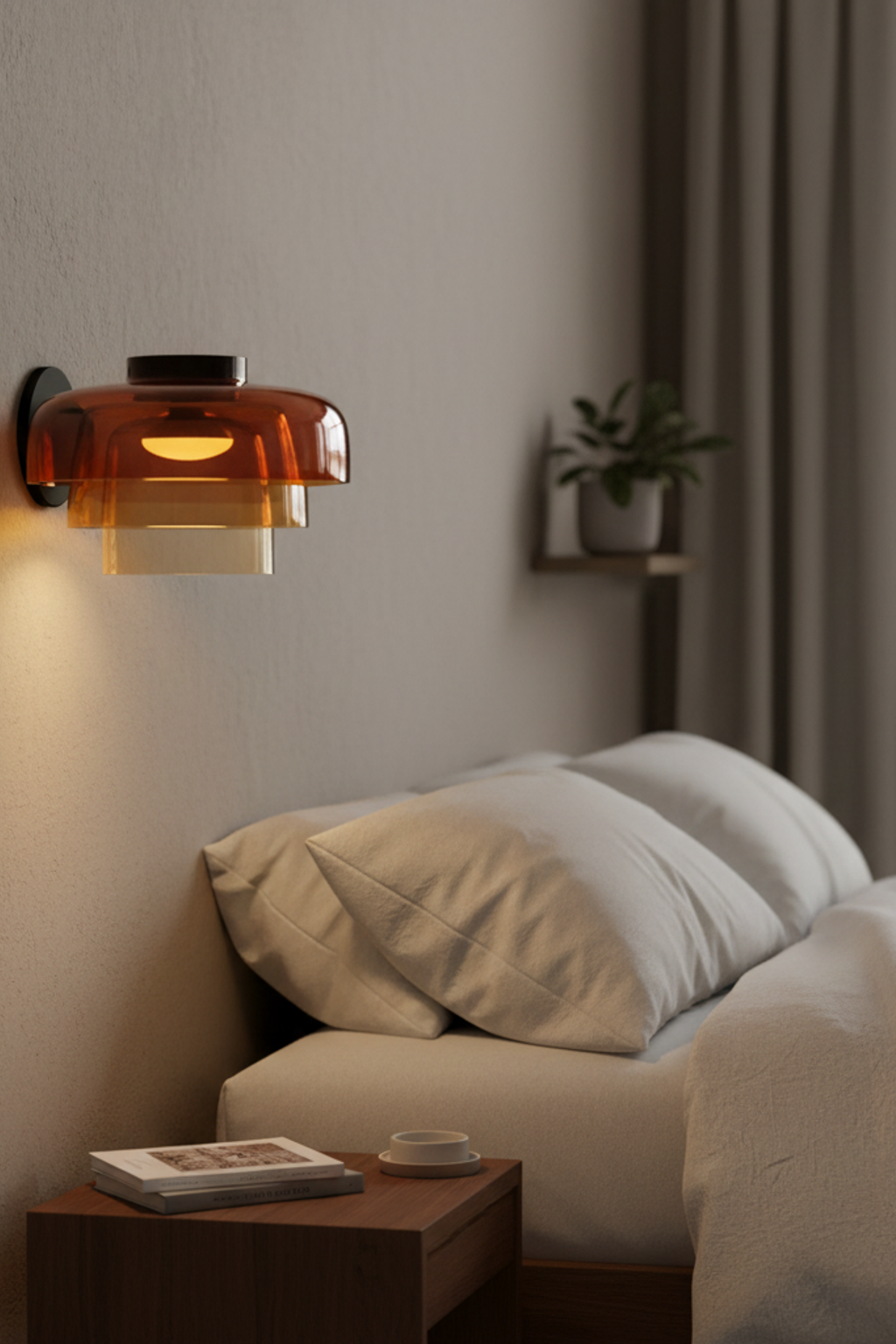 Glass Multi-Layer Cake Sconce Ceiling Light